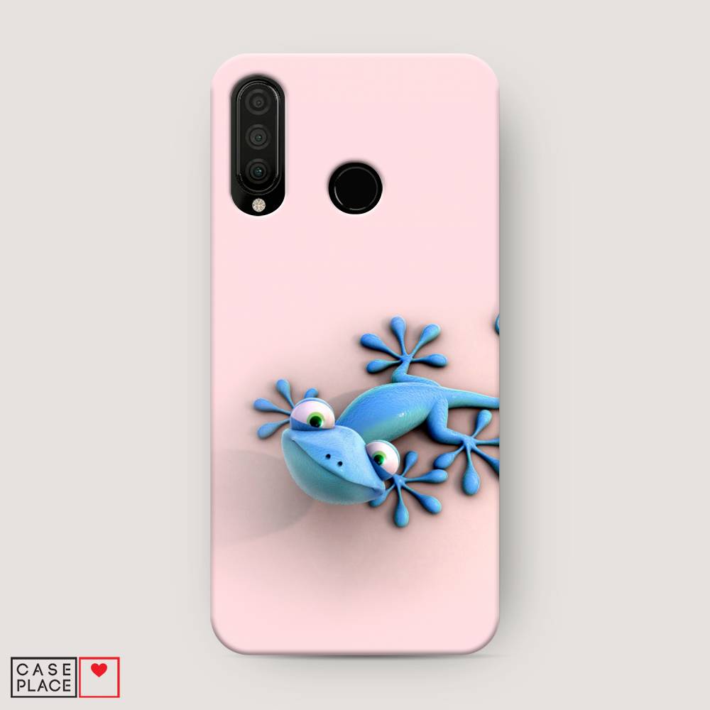 

Чехол Awog "Голубая ящерка" для Huawei P30 Lite