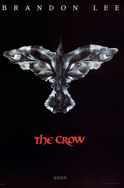 

Постер к фильму "Ворон" (The Crow) Оригинальный 68,6x104,1 см