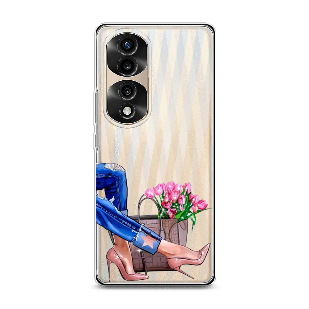 

Силиконовый чехол "Каблучки" на Honor 70 Pro, 6108350-7