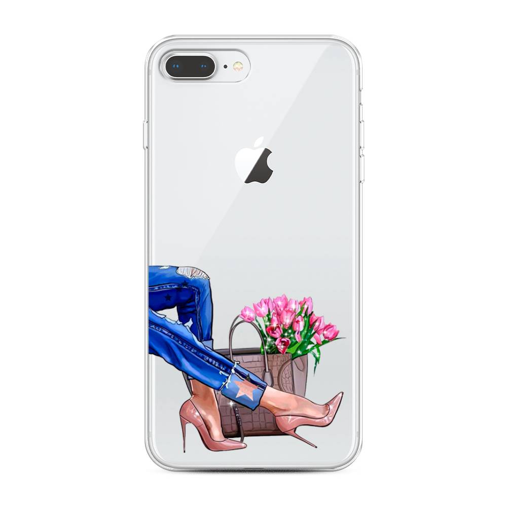 

Чехол Awog на Apple iPhone 8 Plus / Айфон 8 Plus "Каблучки", Разноцветный, 10950-7