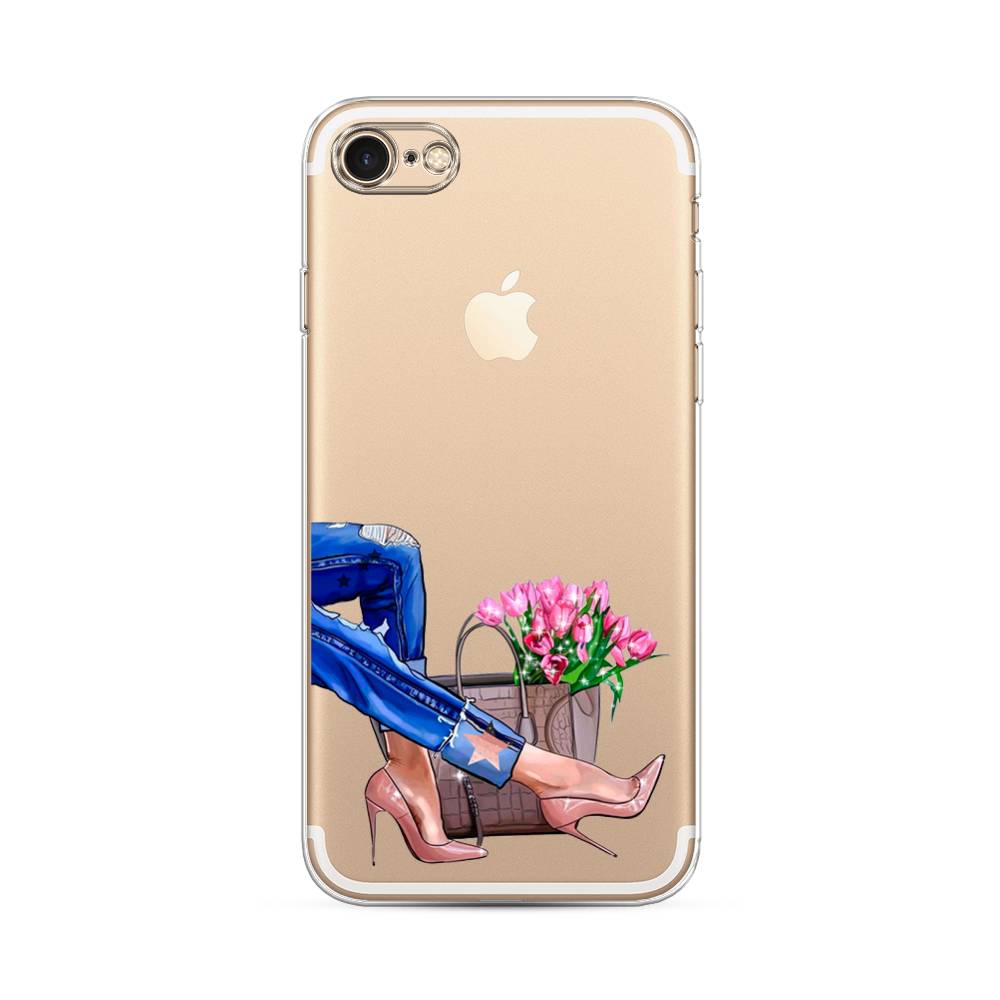 

Чехол Awog на Apple iPhone 8 / Айфон 8 "Каблучки", Разноцветный, 10850-7
