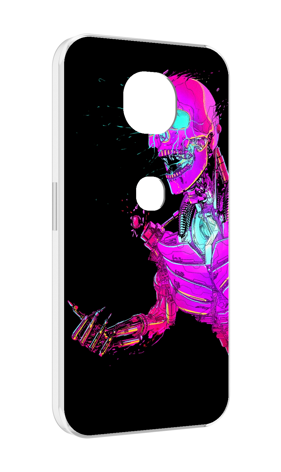 

Чехол MyPads скелет-робот-фиолетовый для Motorola Moto G5S (XT1799-2), Прозрачный, Tocco
