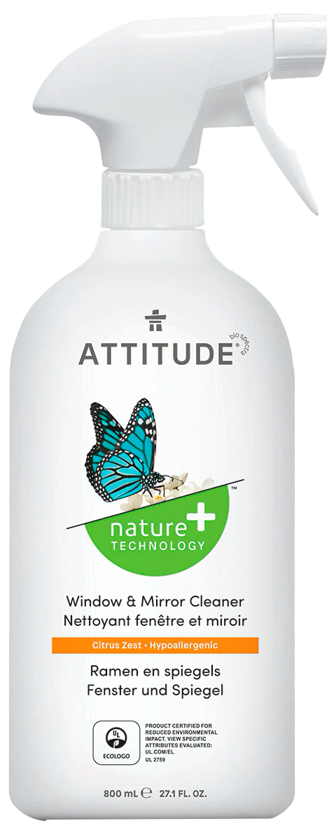 

Очиститель для стёкол и зеркал, 800 мл, ATTITUDE