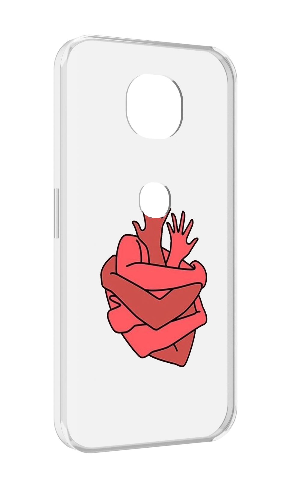 

Чехол MyPads сердце из ручек для Motorola Moto G5S (XT1799-2), Прозрачный, Tocco