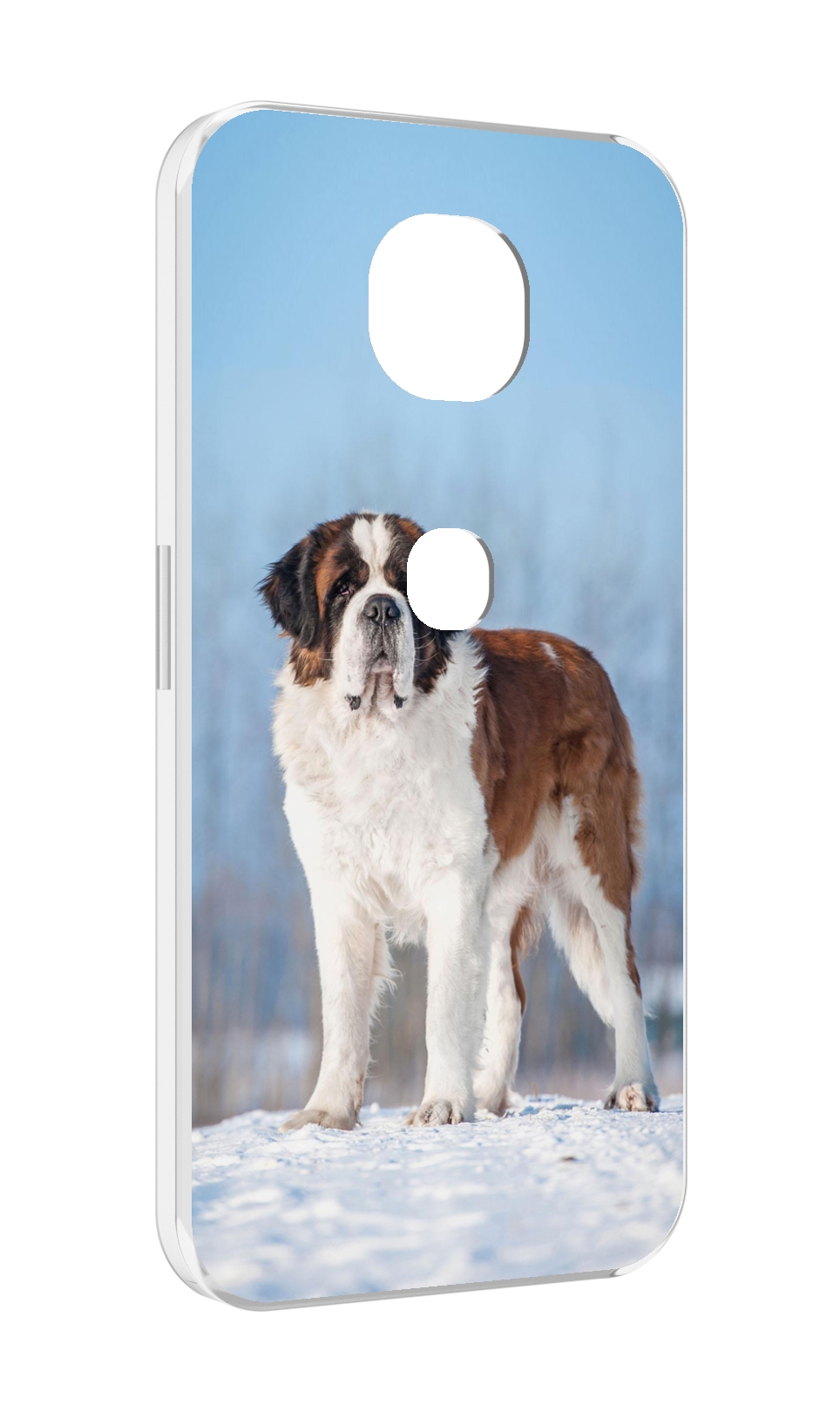 

Чехол MyPads сенбернар для Motorola Moto G5S (XT1799-2), Прозрачный, Tocco