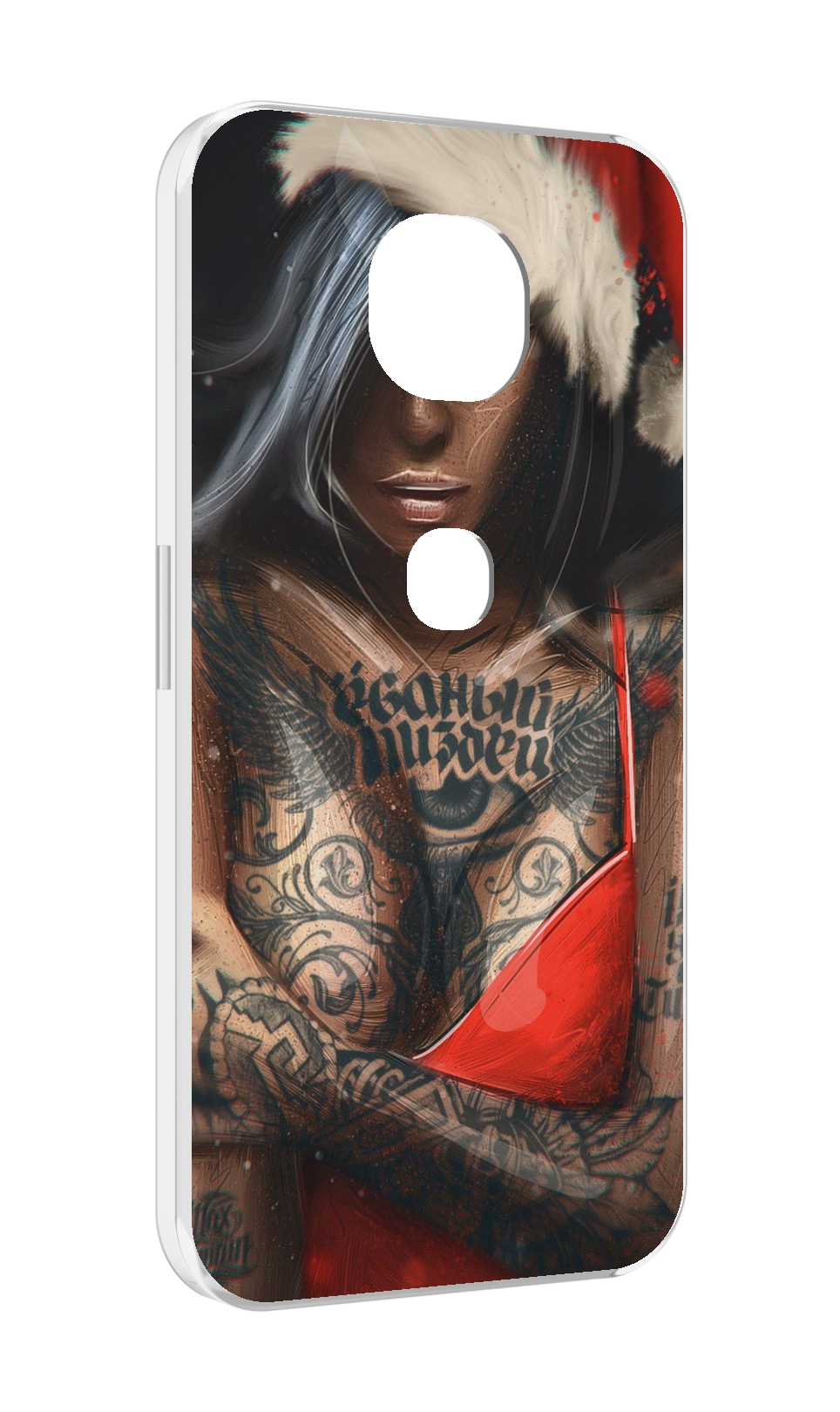 

Чехол MyPads санта-клаус-девушка для Motorola Moto G5S (XT1799-2), Прозрачный, Tocco