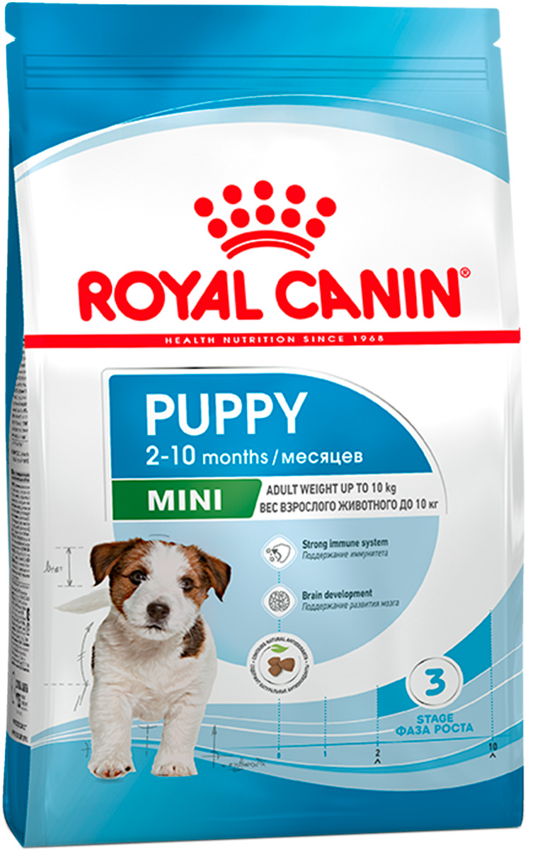 

Сухой корм для щенков ROYAL CANIN Mini Puppy, птица, 2кг, Junior Mini