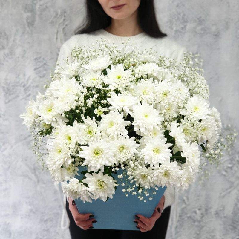 

Букет живых цветов, Талисман Флора, B0680, 45см
