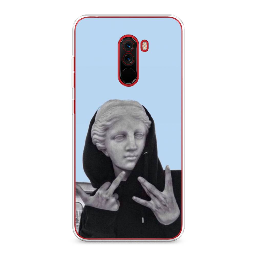 

Чехол Awog на Xiaomi Pocophone F1 "SWAG статуя", Разноцветный, 34450-9
