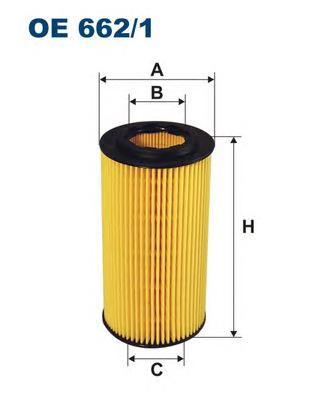 

OE 662/1_фильтр масляный! Volvo C30/C70/S40/S80/V50/XC90 2.4/2.5/2.4D 01>
