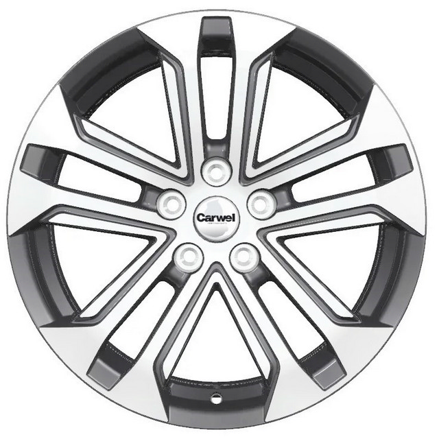 

Колесный диск Carwel Куж 1803 (AGR) 7xR18 ET40 5*108 D60.1, Серый;серебристый