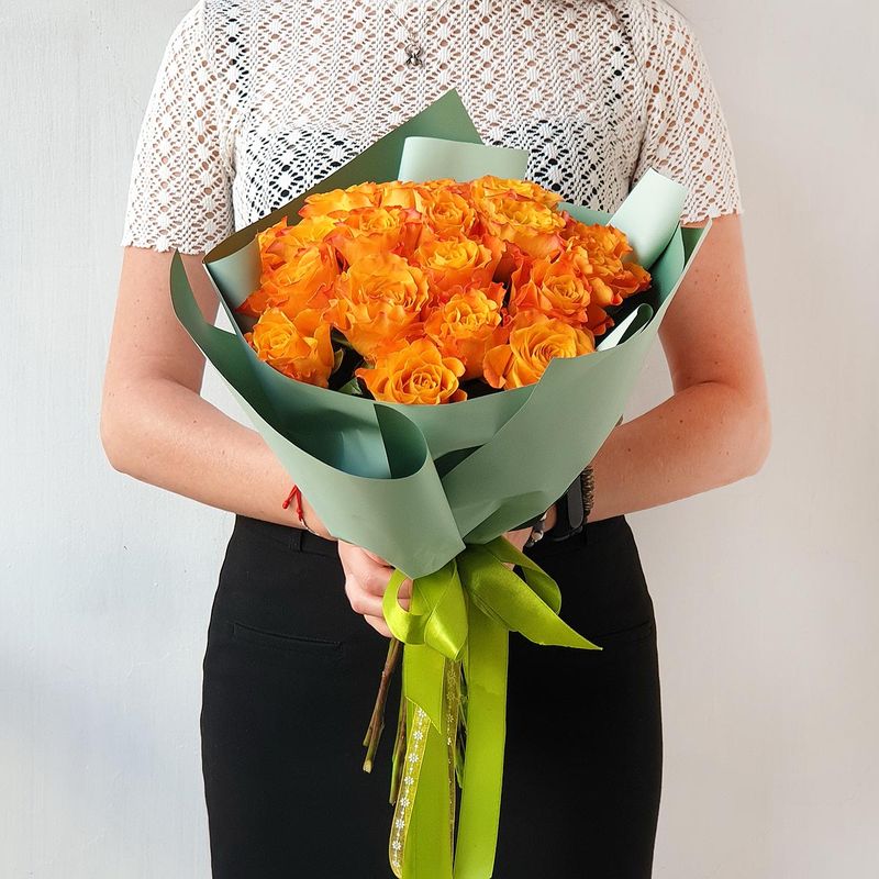 

Букет живых цветов, Талисман Флора, B0593, 39см