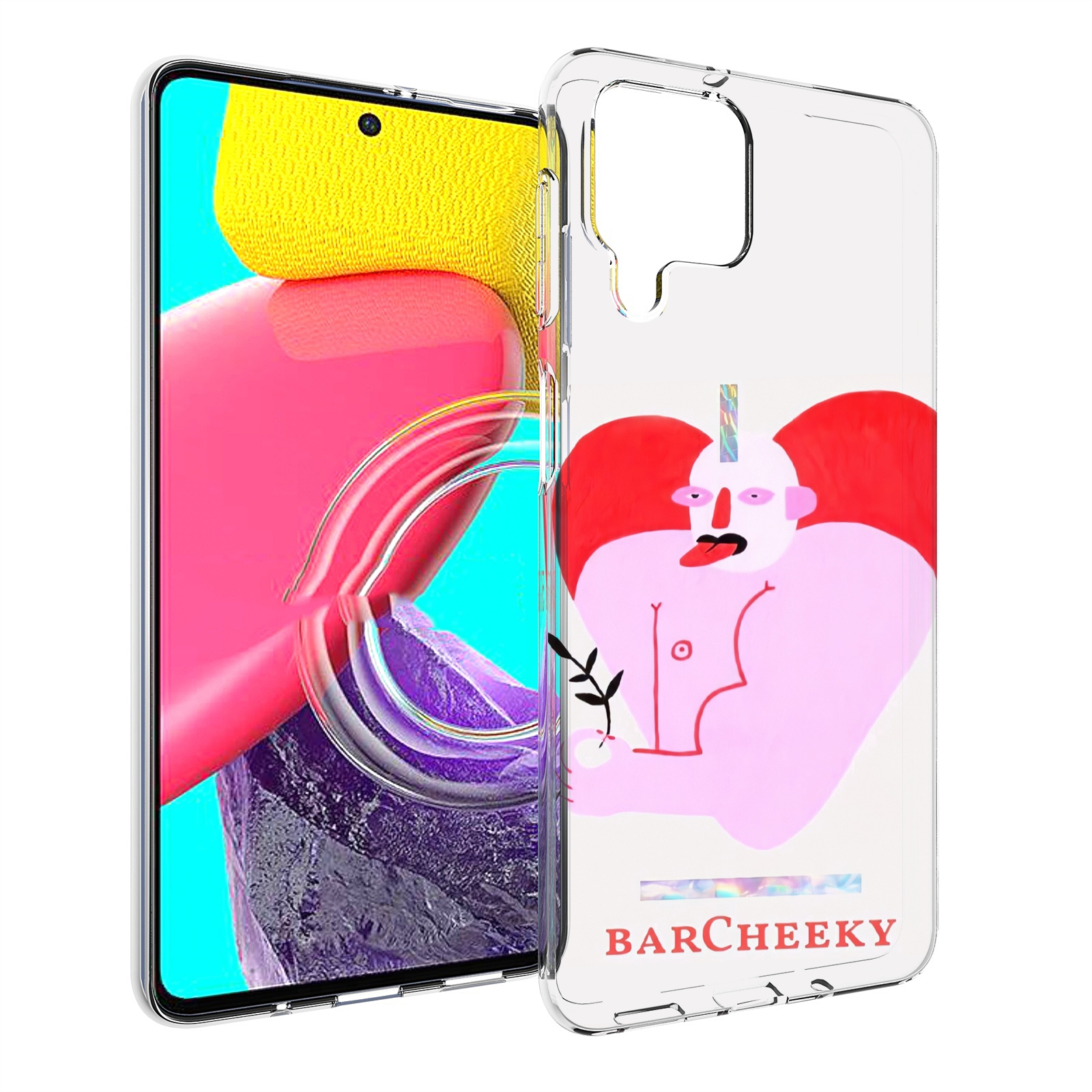 Чехол Mypads Силач В Сердце Женский Для Samsung Galaxy M53 (Sm-M536)