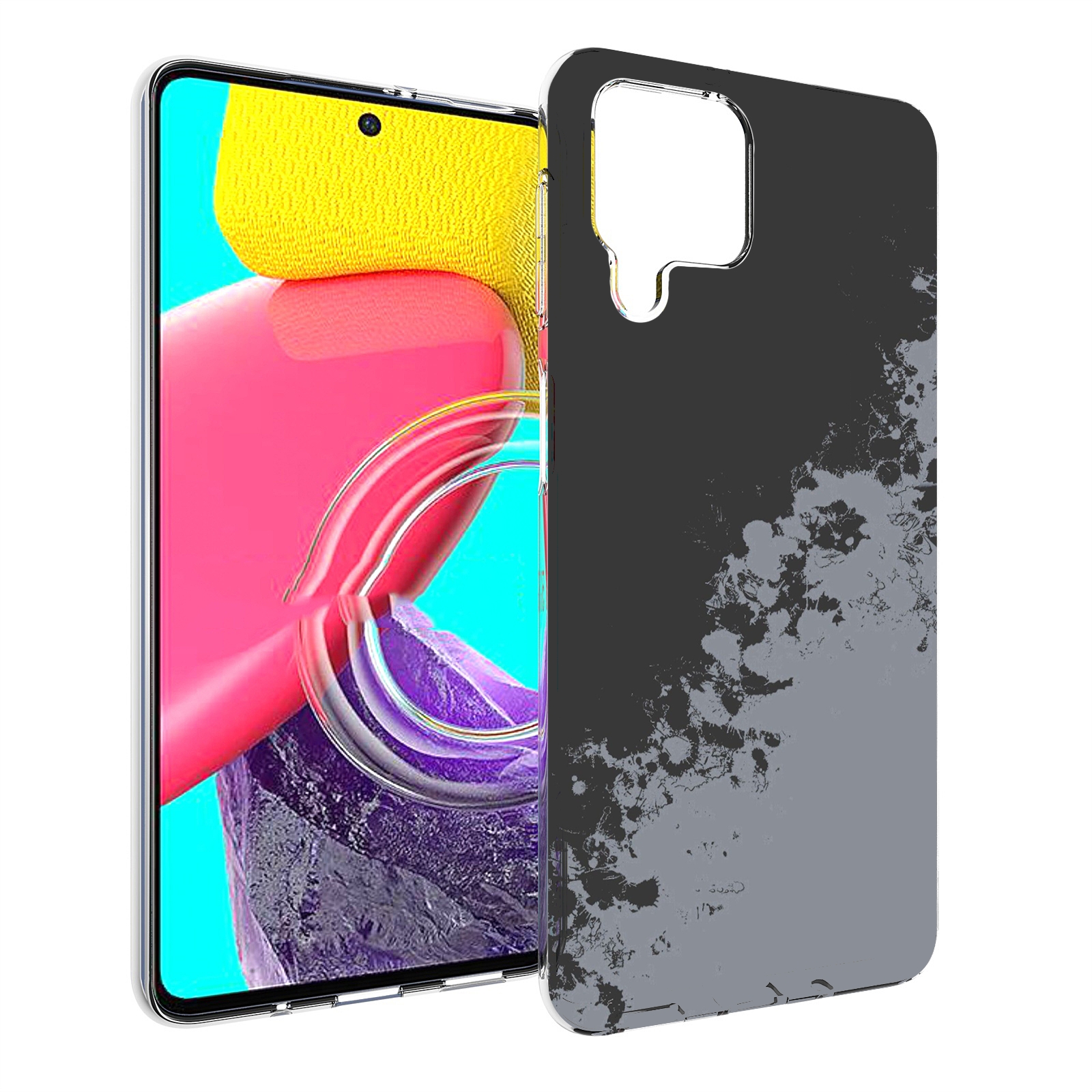 Чехол Mypads Серый-Эстетичный Для Samsung Galaxy M53 (Sm-M536)