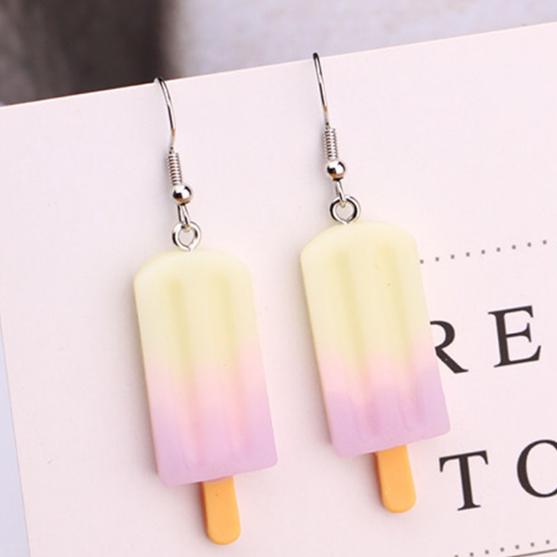 Серьги подвески из бижутерного сплава Plush Story Ice пластик 261₽