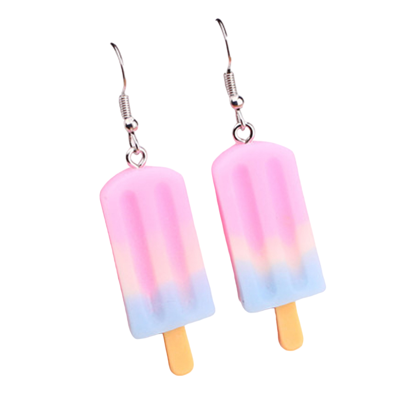 

Серьги из бижутерного сплава с пластиком Plush Story Ice, Ice