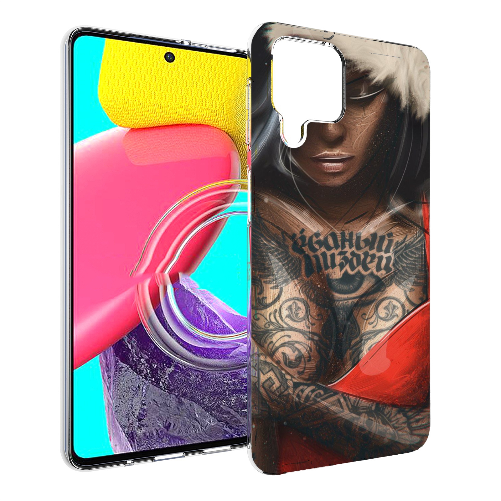 

Чехол Mypads Санта-Клаус-Девушка Для Samsung Galaxy M53 (Sm-M536), Прозрачный, Tocco