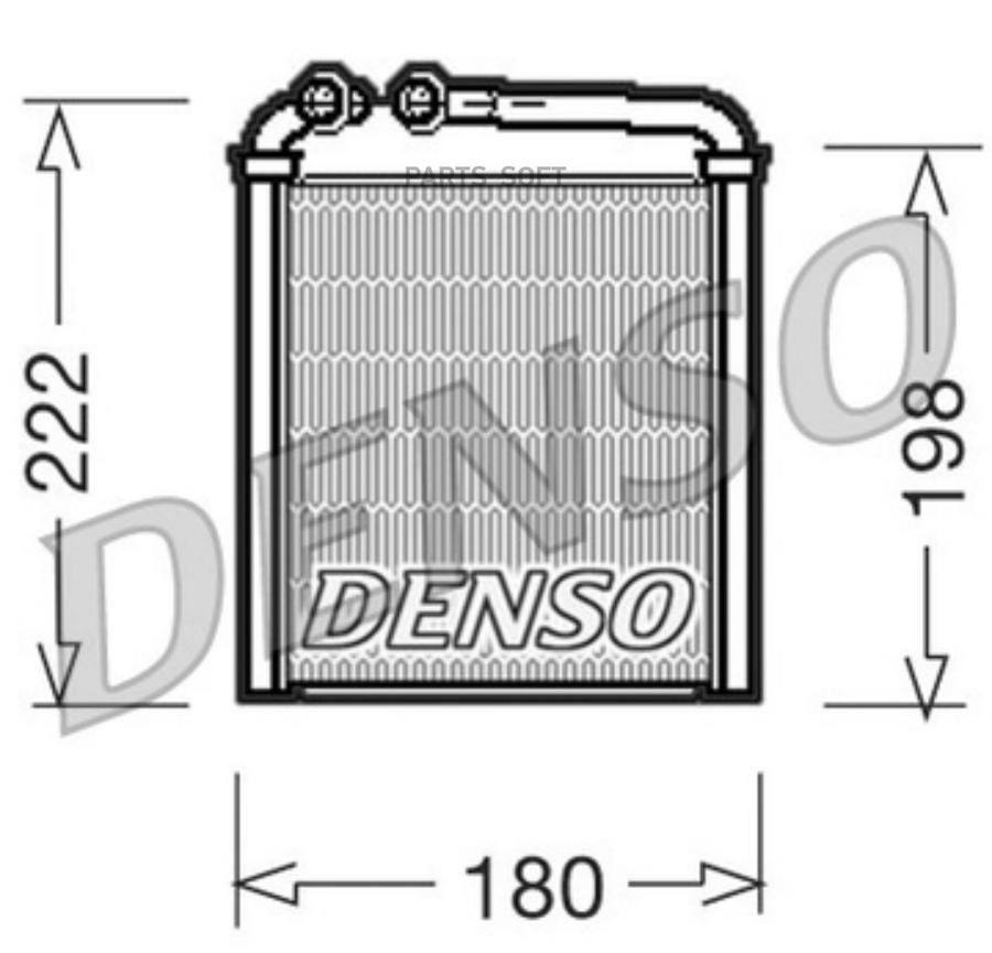Радиатор Отопителя Салона Denso Drr32005 Denso арт. DRR32005