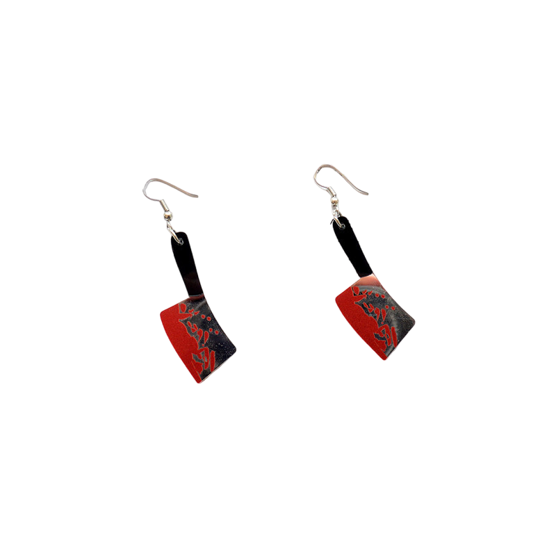 

Серьги из бижутерного сплава с акрилом Plush Story Earrings Big Axes, Earrings Big Axes