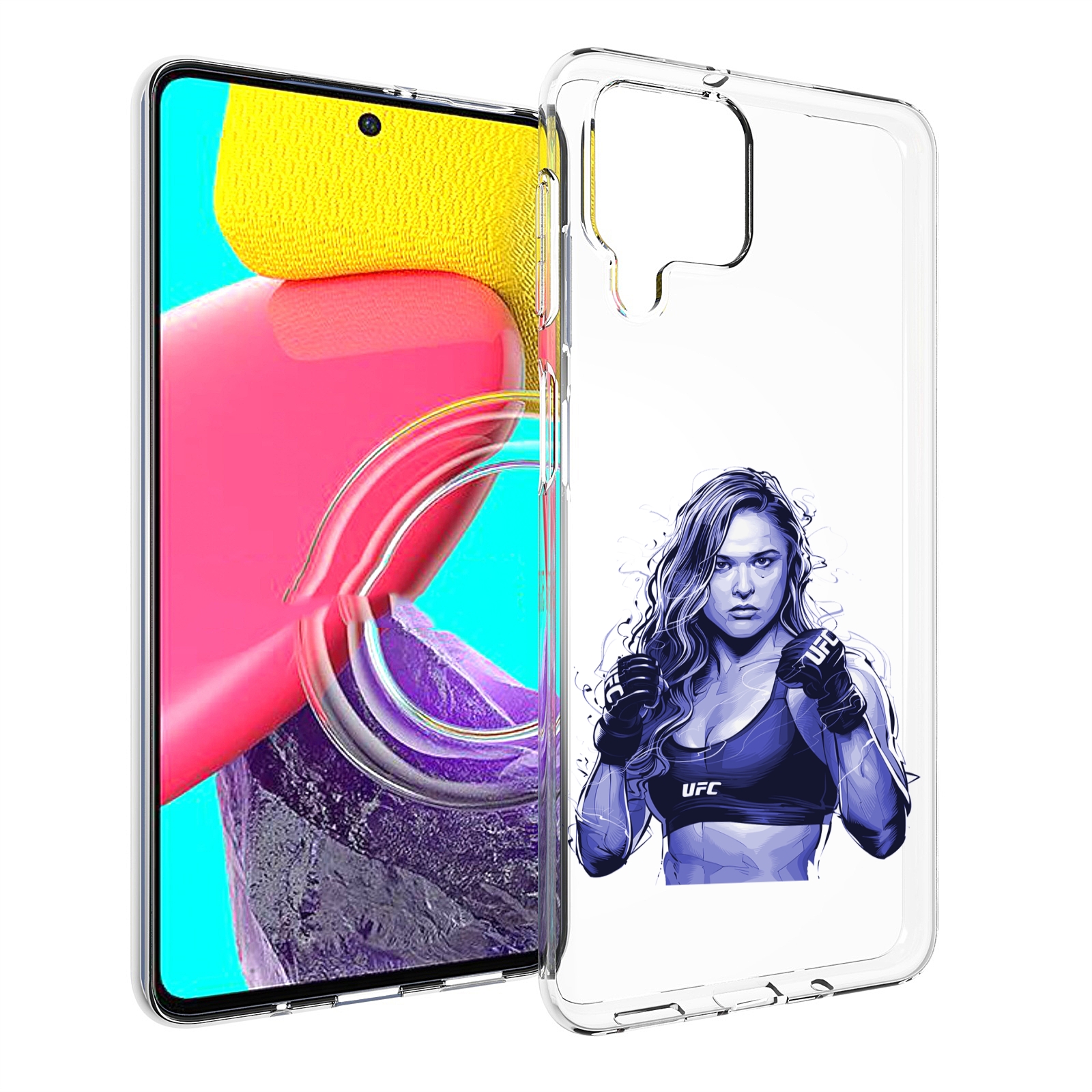 

Чехол Mypads Ронда-Роузи-Юфс Для Samsung Galaxy M53 (Sm-M536), Прозрачный, Tocco