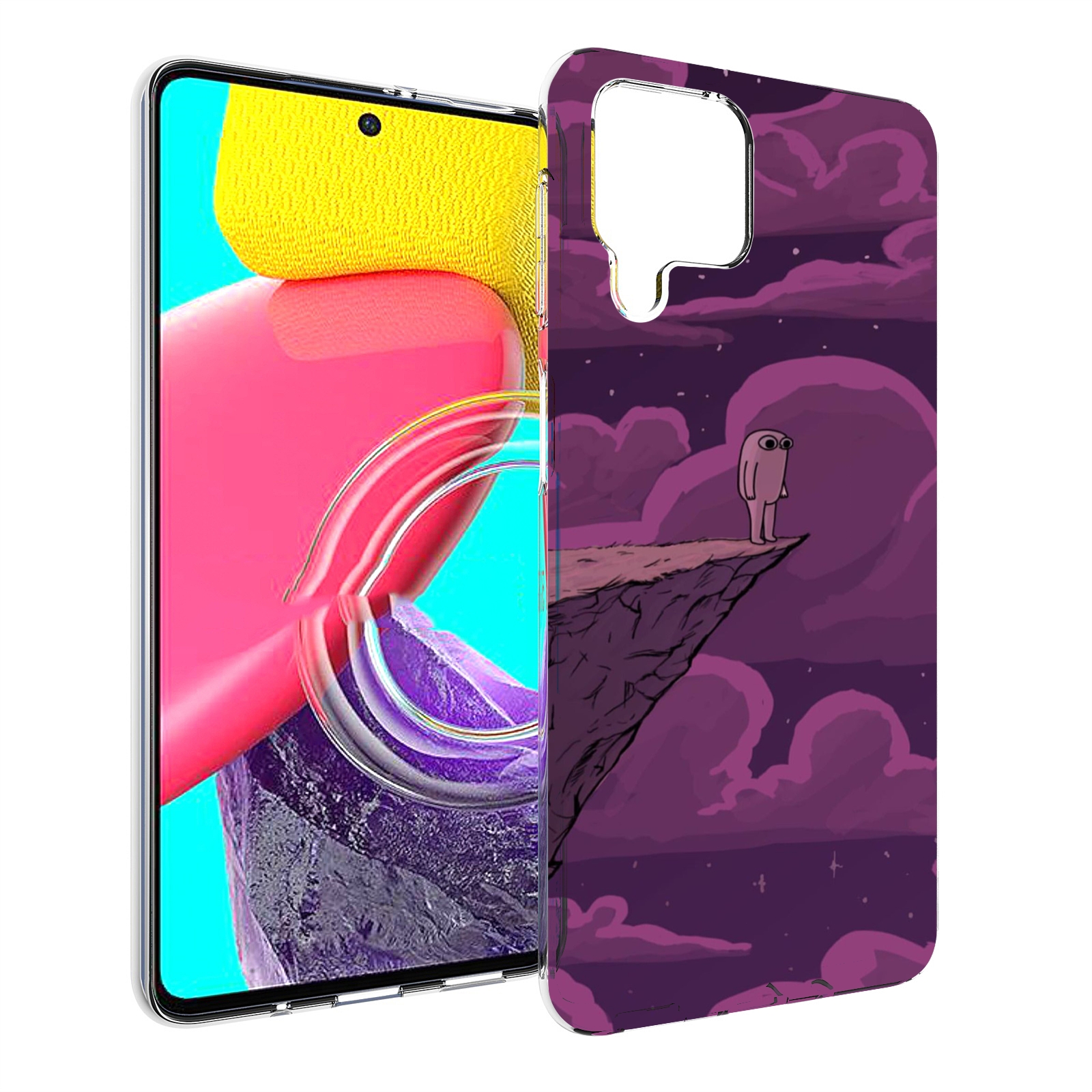 

Чехол Mypads Розовая-Фасолька Для Samsung Galaxy M53 (Sm-M536), Прозрачный, Tocco