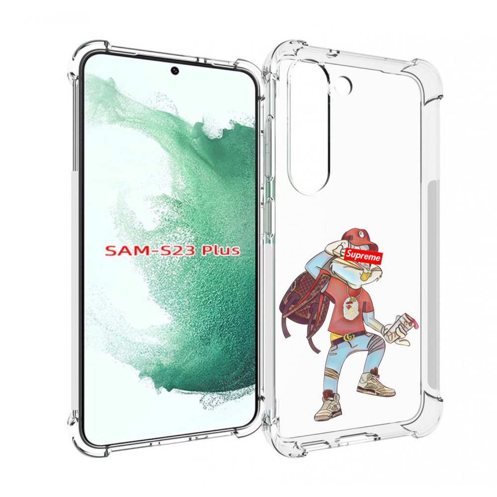 

Чехол MyPads моднявый-заяц детский для Samsung Galaxy S23 Plus +, Прозрачный, Tocco