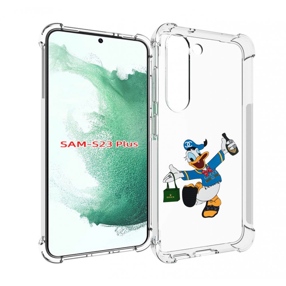 

Чехол MyPads модный-дональд-дак для Samsung Galaxy S23 Plus +, Прозрачный, Tocco