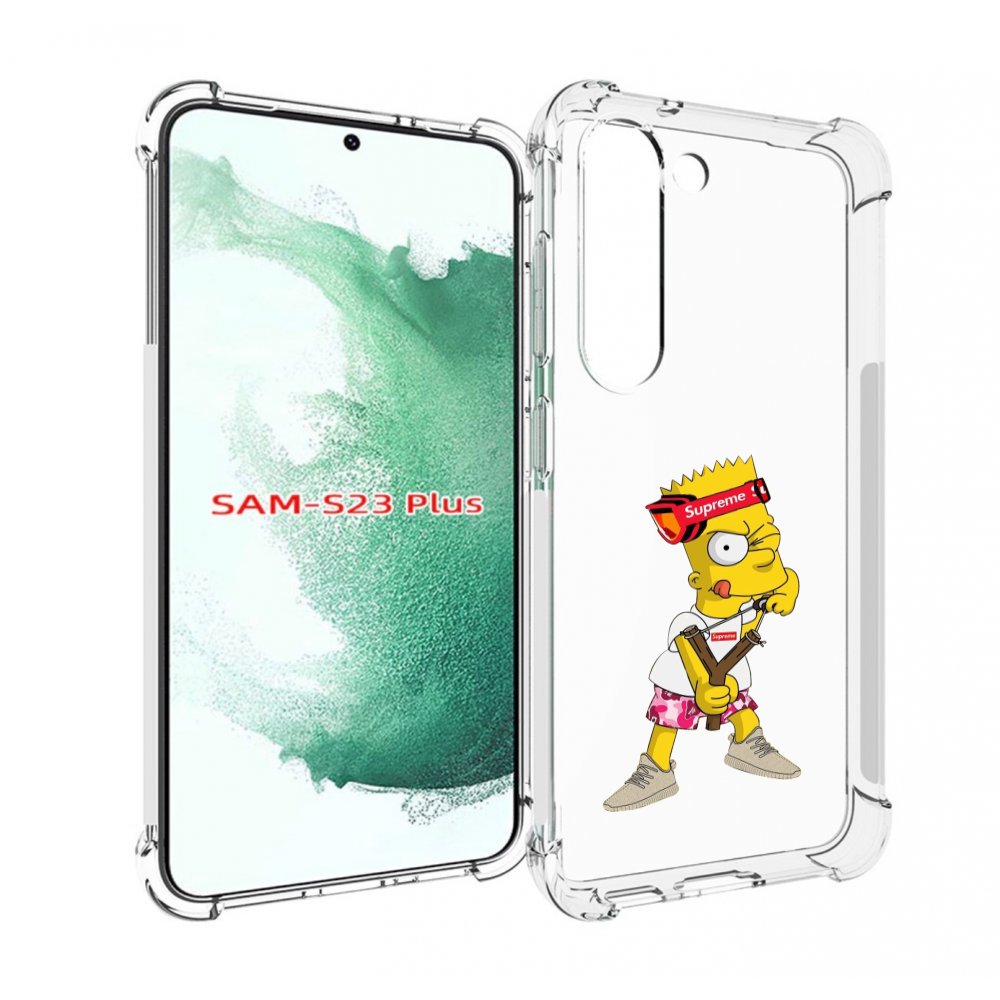 

Чехол MyPads модный-барт-симпсон для Samsung Galaxy S23 Plus +, Прозрачный, Tocco