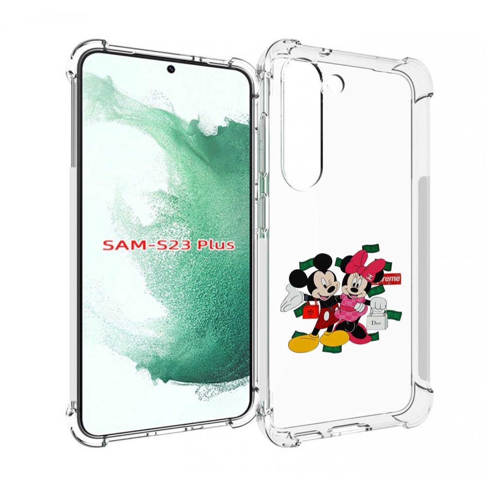 

Чехол MyPads модные-микки-маус детский для Samsung Galaxy S23 Plus +, Прозрачный, Tocco