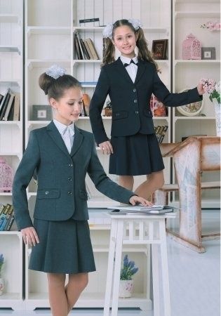 Юбка детская OVAS 4317 Арт7717-30 синий 122 1229₽