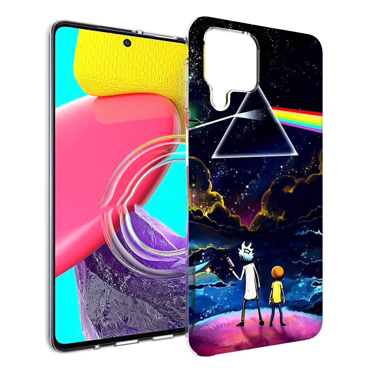 

Чехол Mypads Рик И Морти В Космосе Для Samsung Galaxy M53 (Sm-M536), Прозрачный, Tocco