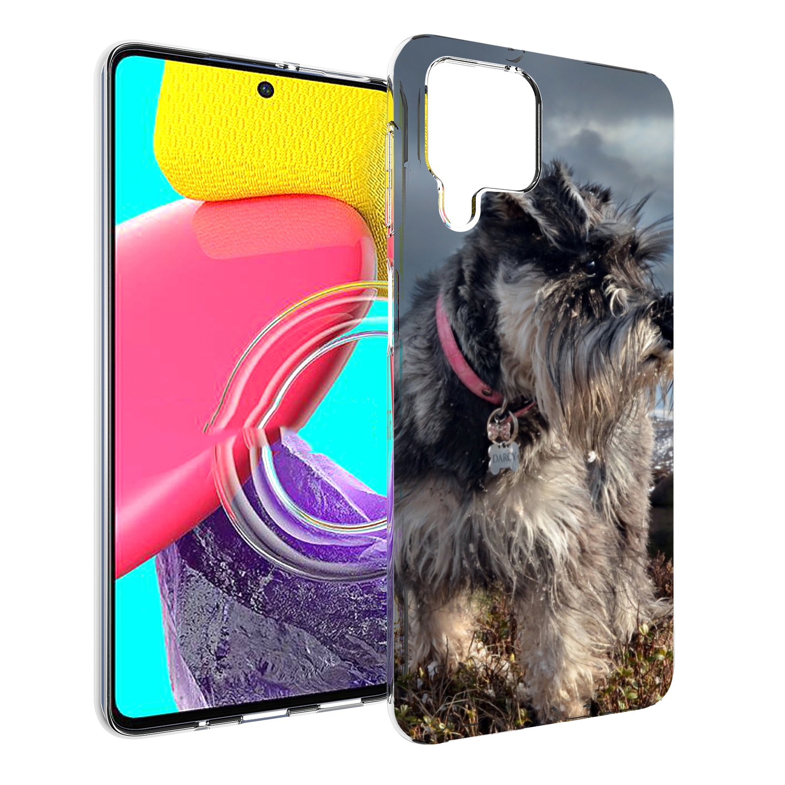

Чехол Mypads Ризеншнауцер 2 Для Samsung Galaxy M53 (Sm-M536), Прозрачный, Tocco
