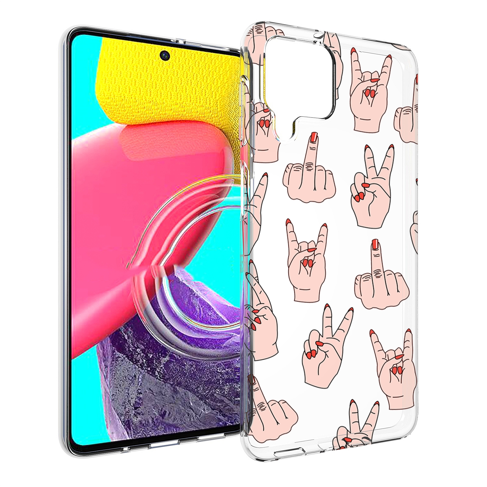 Чехол Mypads Разные-Ручки Для Samsung Galaxy M53 (Sm-M536)