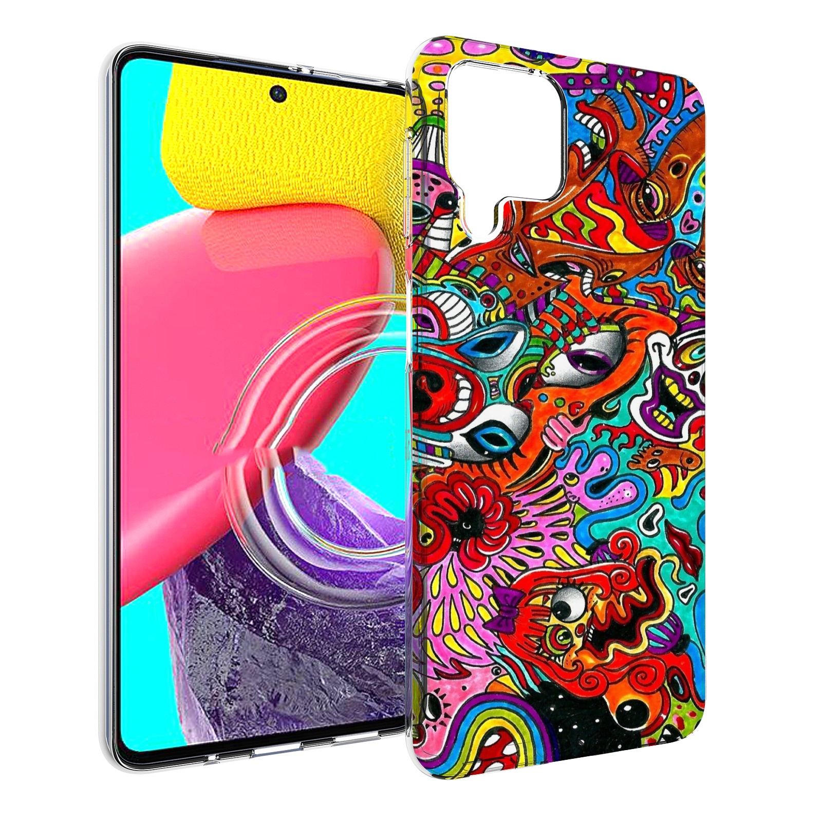 

Чехол Mypads Разные Абстракции Яркие Для Samsung Galaxy M53 (Sm-M536), Прозрачный, Tocco