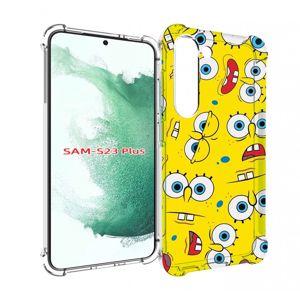 

Чехол MyPads много-спанч-боба для Samsung Galaxy S23 Plus +, Прозрачный, Tocco