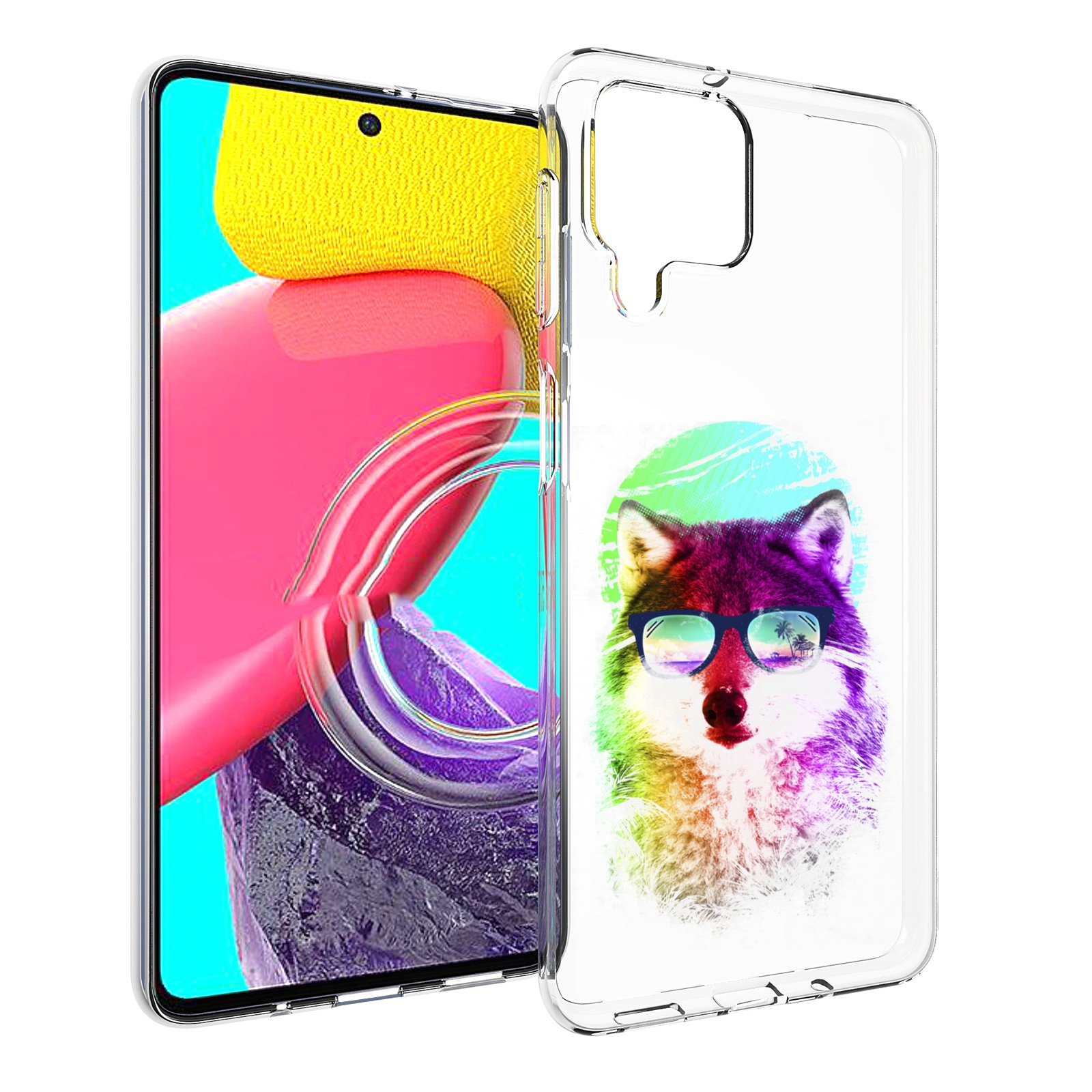 

Чехол Mypads Радужный Волк Детский Для Samsung Galaxy M53 (Sm-M536), Прозрачный, Tocco