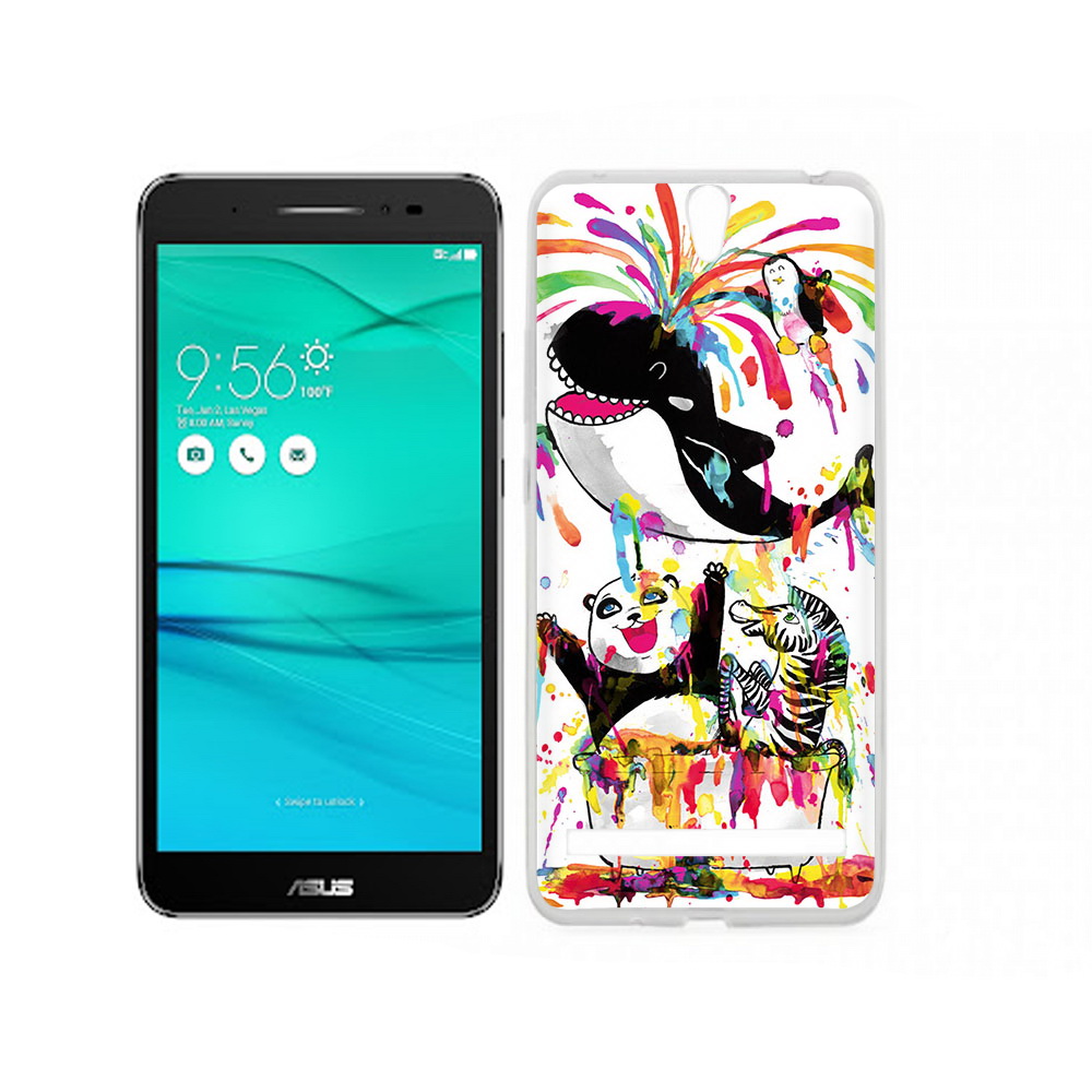 

Чехол MyPads Tocco для Asus ZenFone Go (ZB690KG) Хиппи кит, Прозрачный, Tocco