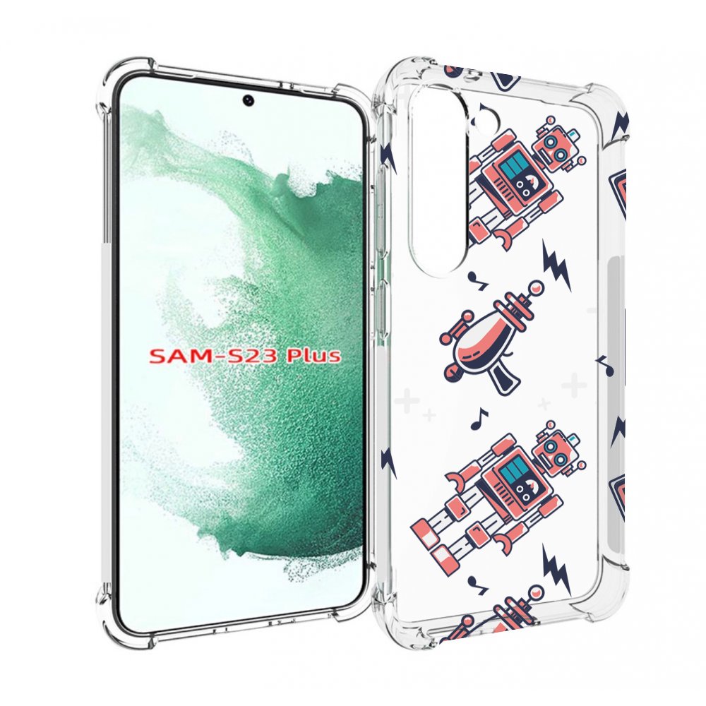 

Чехол MyPads мини-роботы для Samsung Galaxy S23 Plus +, Прозрачный, Tocco
