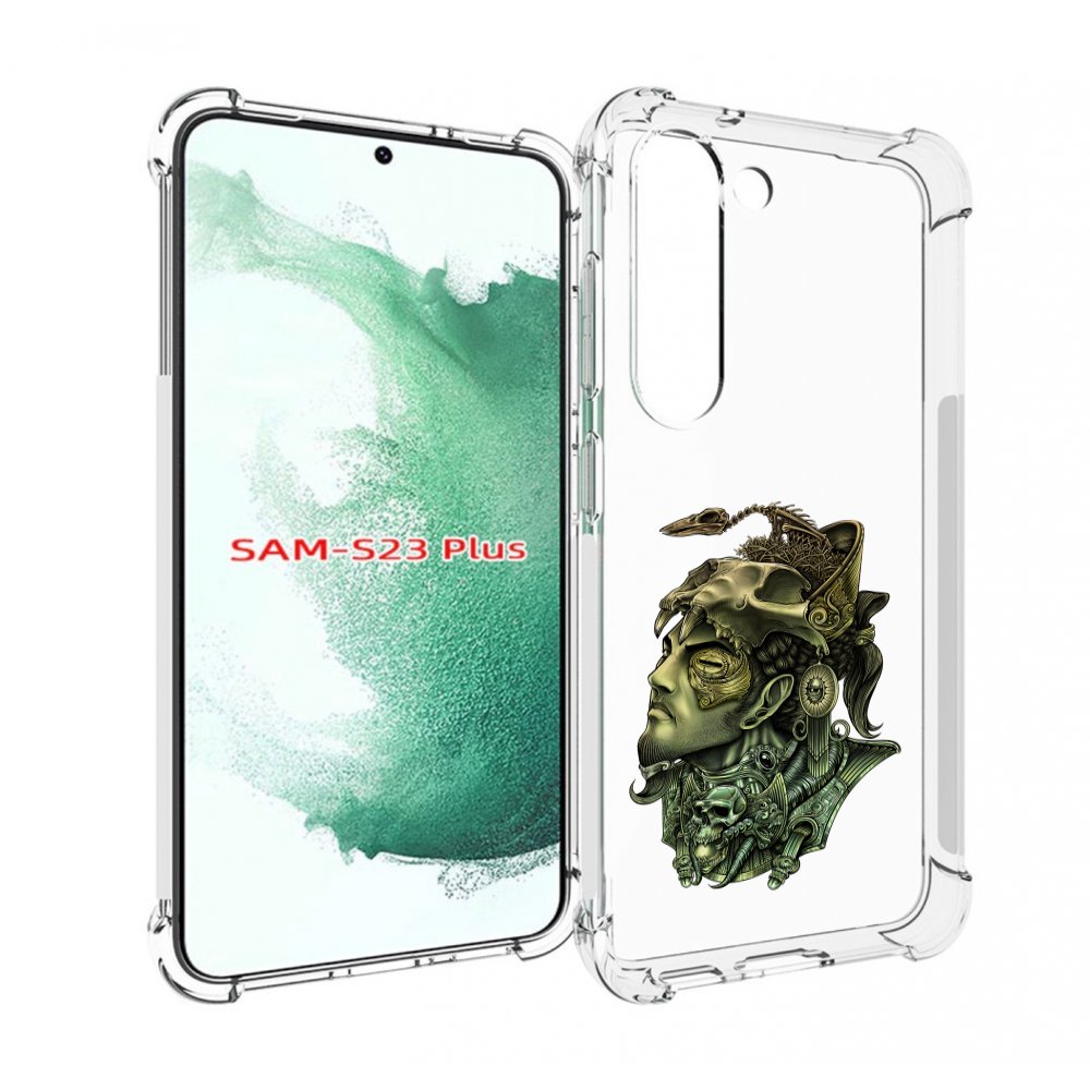 

Чехол MyPads бронзовый воин для Samsung Galaxy S23 Plus +, Прозрачный, Tocco