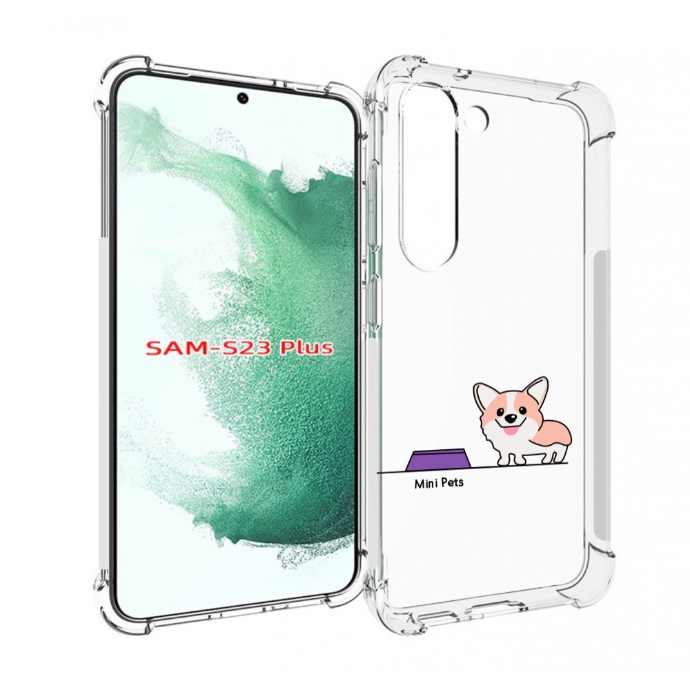 

Чехол MyPads мини-питомец детский для Samsung Galaxy S23 Plus +, Прозрачный, Tocco