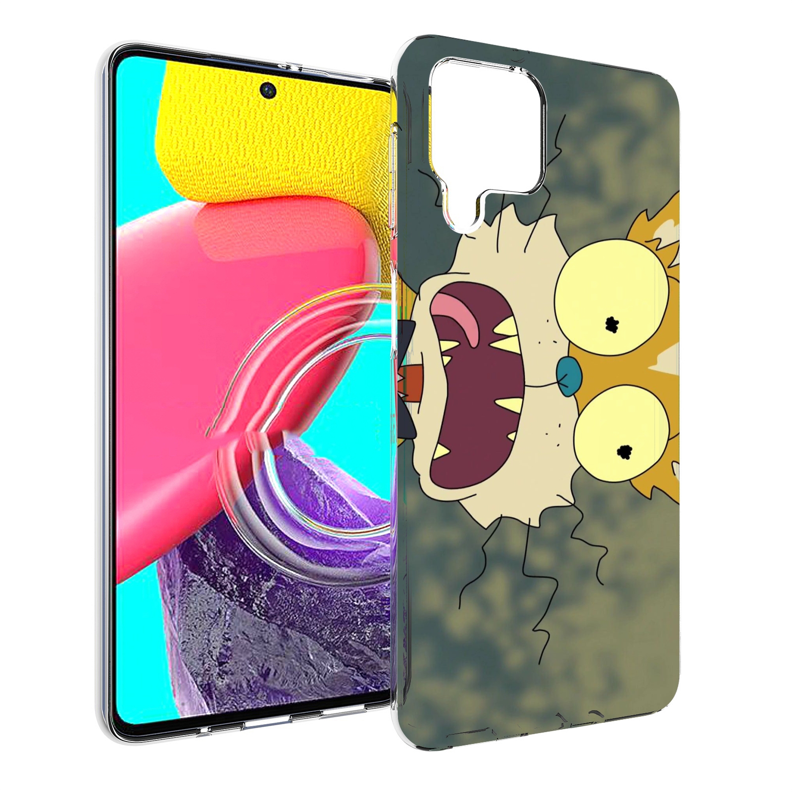 

Чехол Mypads Пугливый Кот Для Samsung Galaxy M53 (Sm-M536), Прозрачный, Tocco