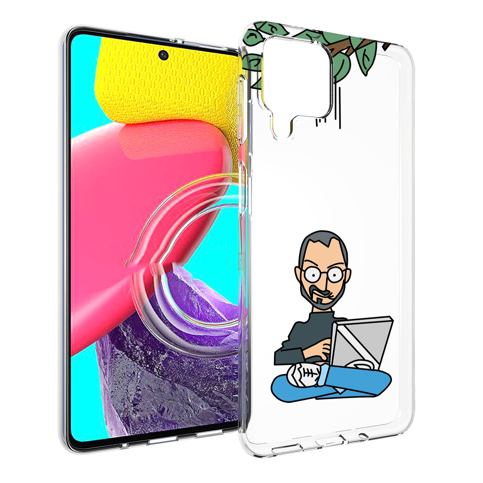 

Чехол Mypads Программист Для Samsung Galaxy M53 (Sm-M536), Прозрачный, Tocco