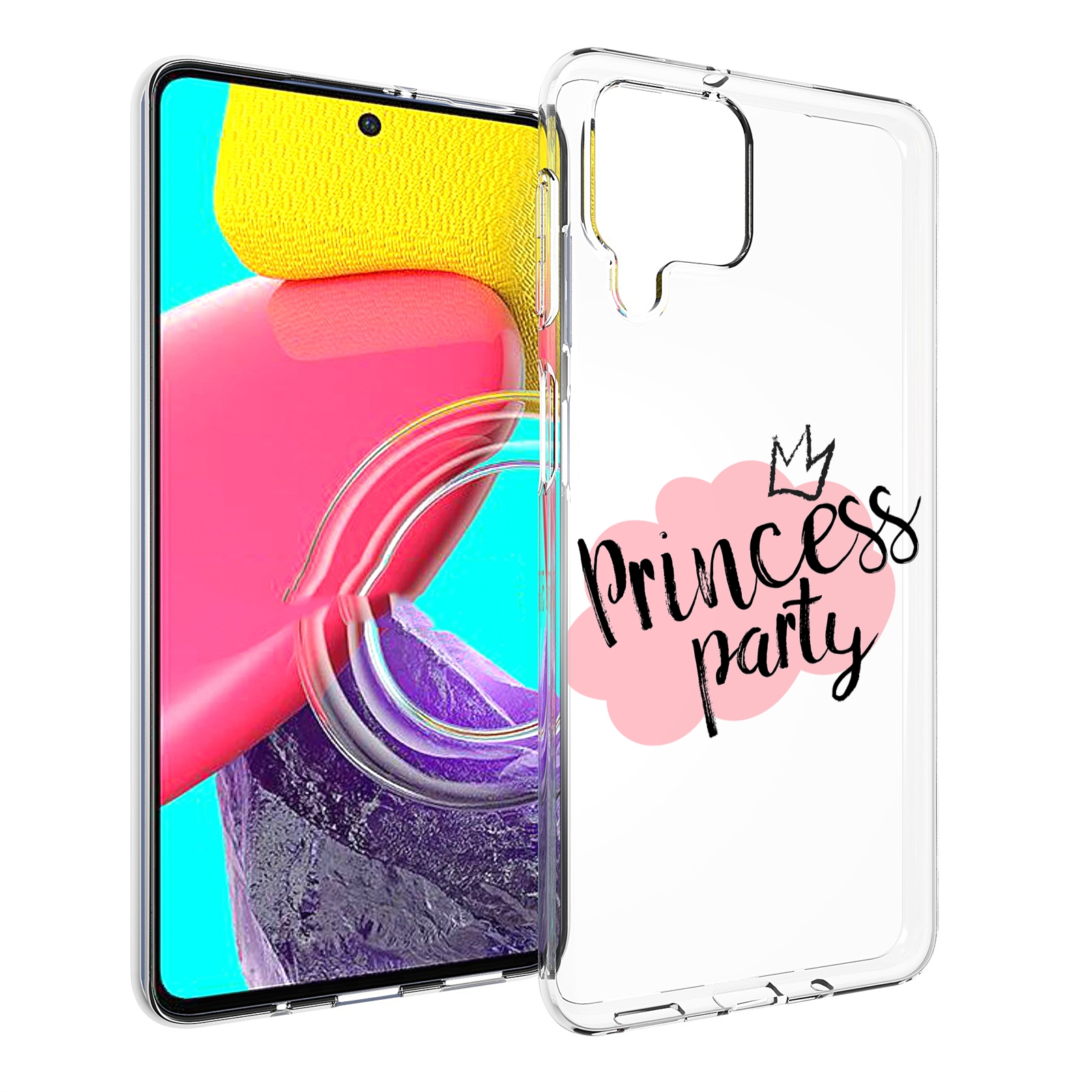 

Чехол Mypads Принцессная-Вечеринка Для Samsung Galaxy M53 (Sm-M536), Прозрачный, Tocco