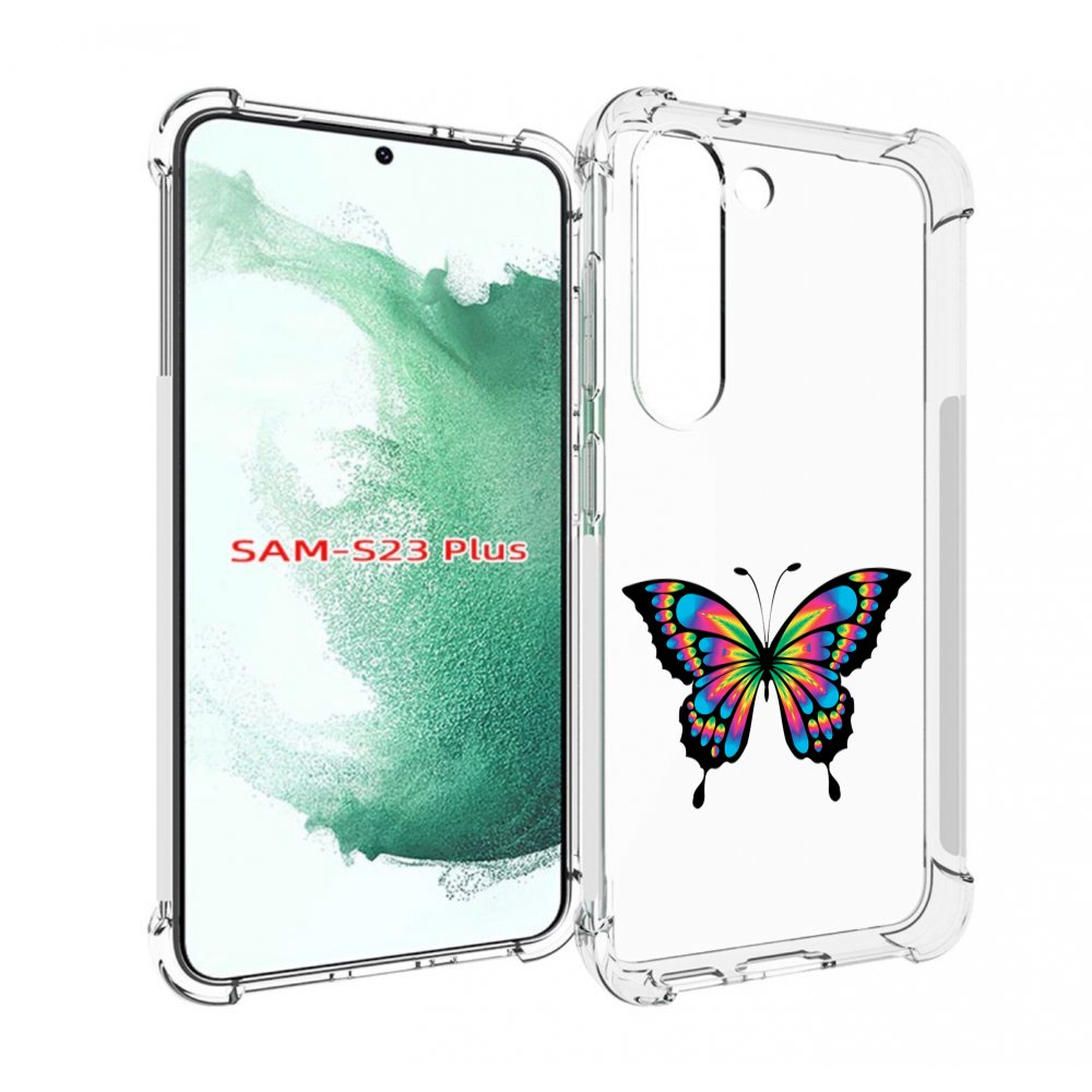 Чехол MyPads мини-бабочка для Samsung Galaxy S23 Plus +
