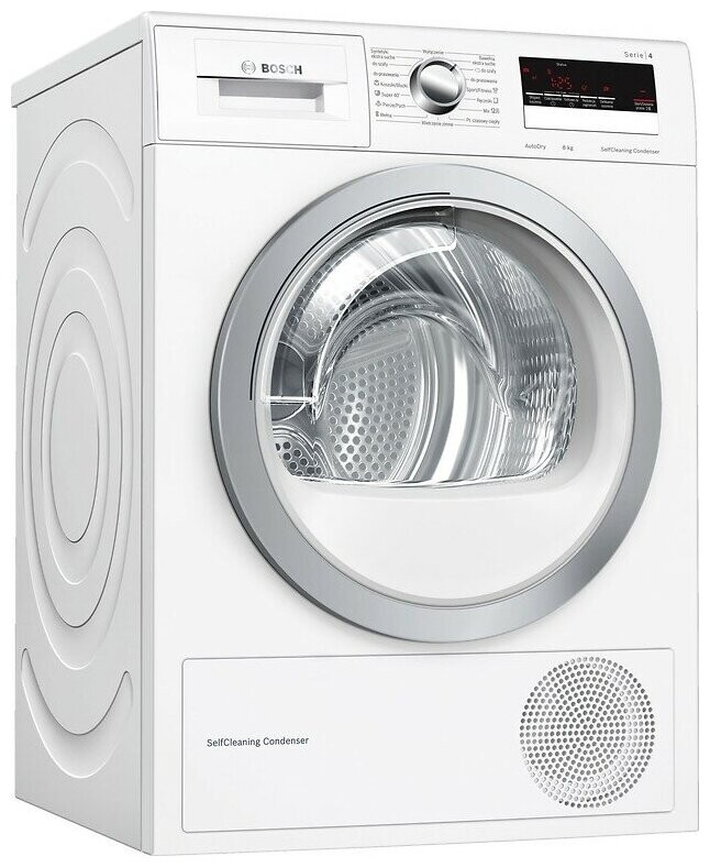

Сушильная машина Bosch WTM8528FPL белая, WTM8528FPL