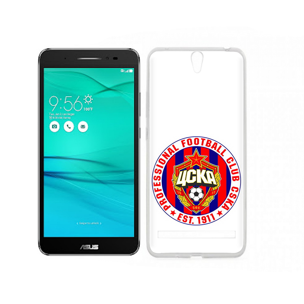 

Чехол MyPads Tocco для Asus ZenFone Go (ZB690KG) ФК ЦСК логотип, Прозрачный, Tocco
