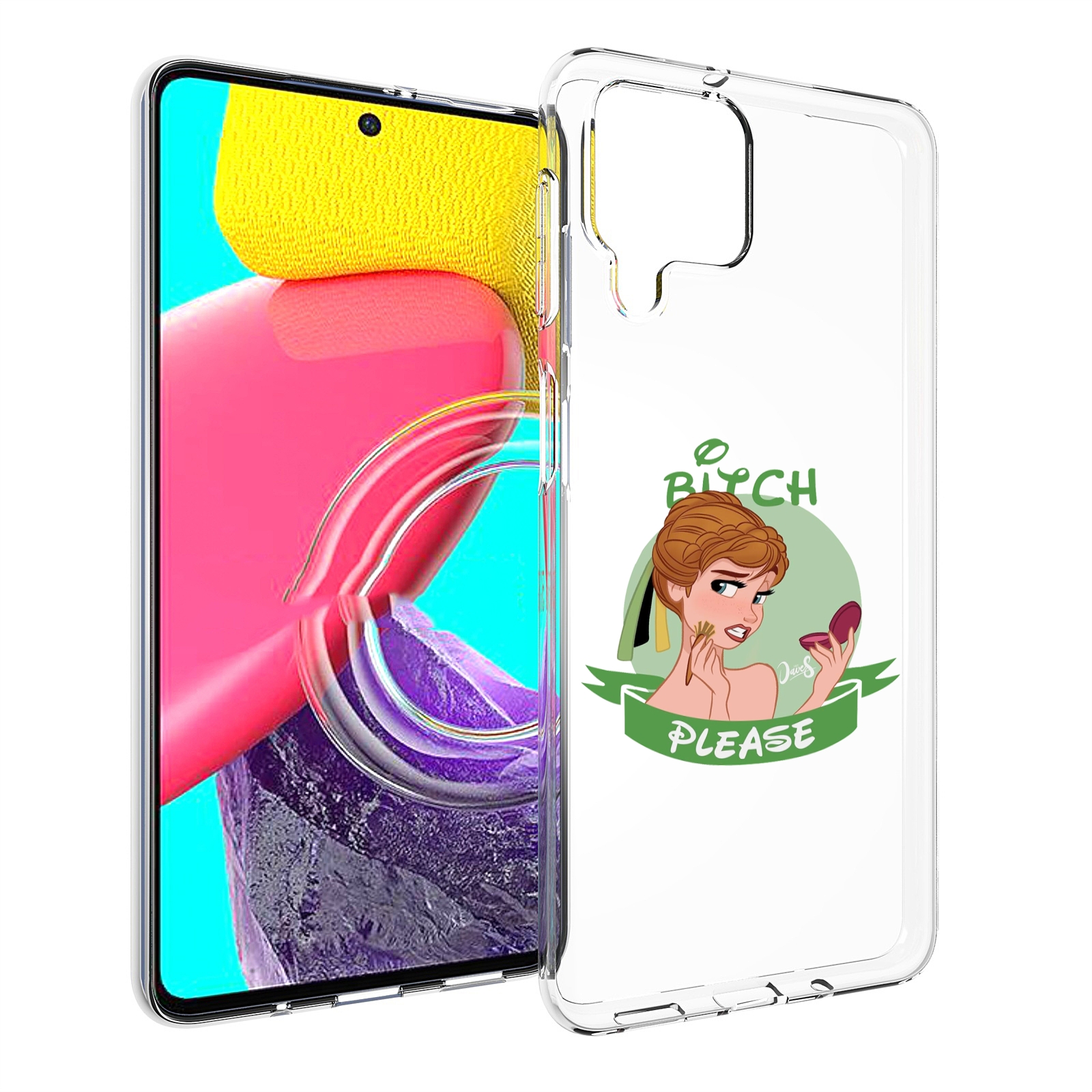 Чехол Mypads Принцесса-Анна Женский Для Samsung Galaxy M53 (Sm-M536)