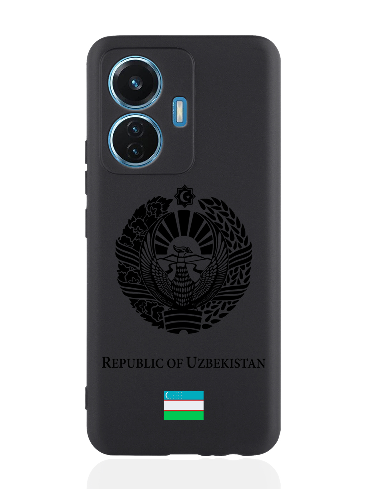 

Чехол SignumCase для Vivo T1/S15e Черный лаковый Герб Узбекистана черный
