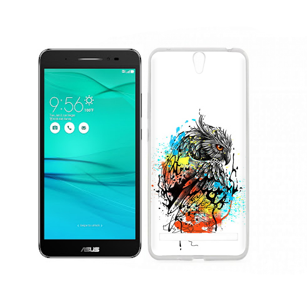 

Чехол MyPads Tocco для Asus ZenFone Go (ZB690KG) Творческая сова, Прозрачный, Tocco