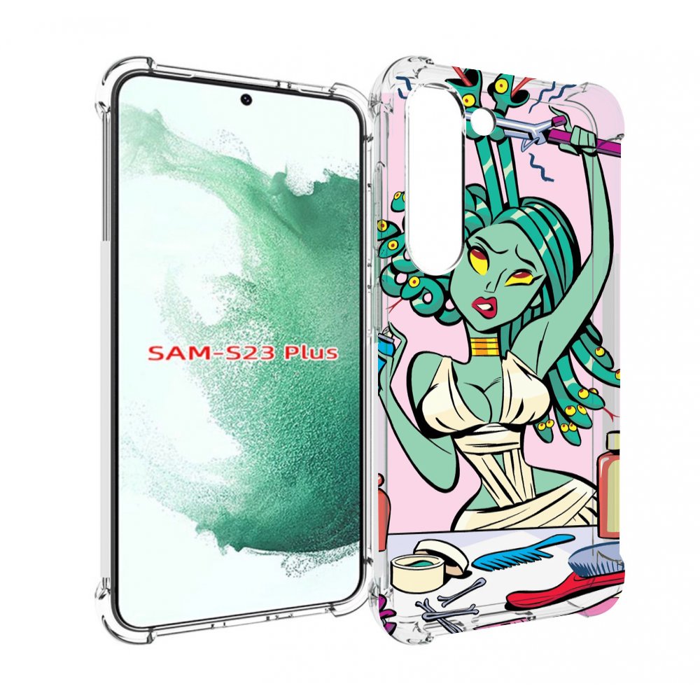 

Чехол MyPads медуза расчесывается женский для Samsung Galaxy S23 Plus +, Прозрачный, Tocco